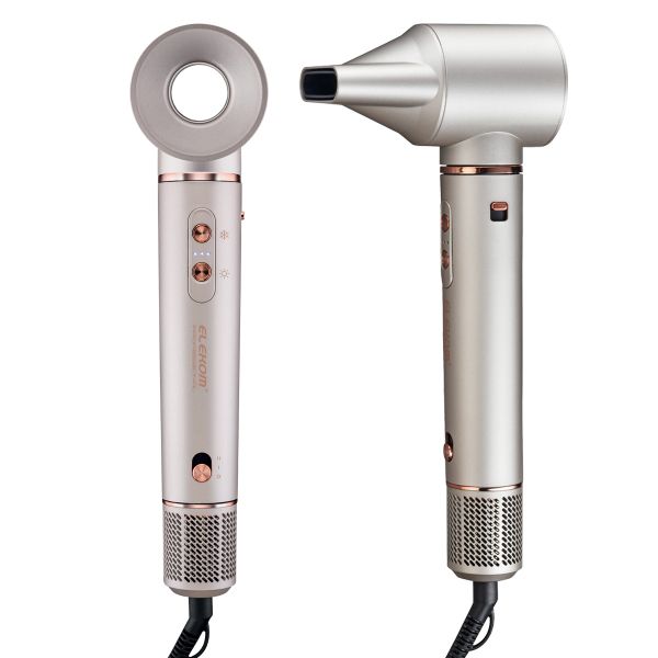 Високоскоростен Сешоар Стайлър ЕК-988 5 в 1, 1400W, Йонизация, BLDC мотор