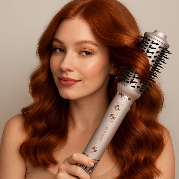 Високоскоростен Сешоар Стайлър ЕК-988 5 в 1, 1400W, Йонизация, BLDC мотор