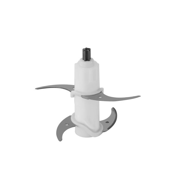 Чопър  EK-1011GS, 300W, 2 режещи остриета от неръждаема стомана, Стъклена купа 1.2 Литра