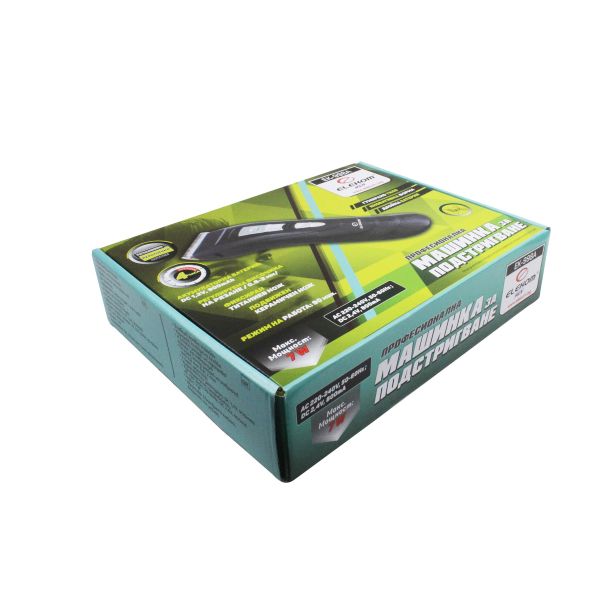 Машинка за подстригване ЕК-998 А, Титаниев и керамичен нож, Височината на рязане от 0,8 мм до 2 мм, Батерия 900mAh