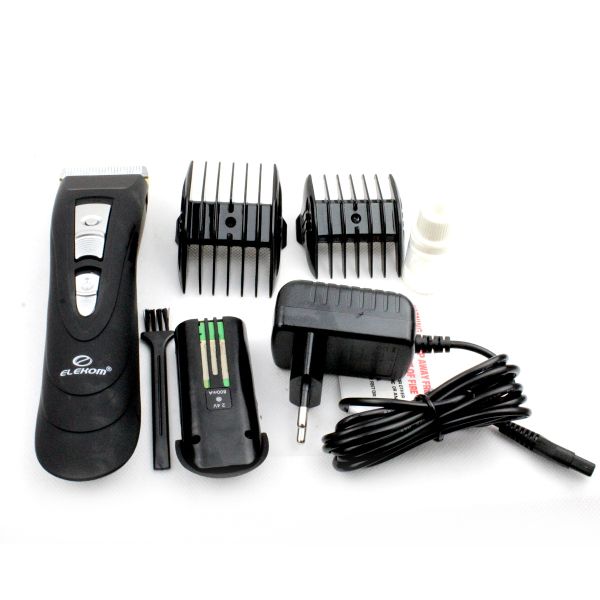 Машинка за подстригване ЕК-998 А, Титаниев и керамичен нож, Височината на рязане от 0,8 мм до 2 мм, Батерия 900mAh