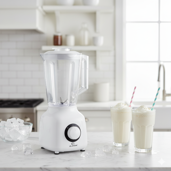 Блендер EK-6103W, 600W, 2 Скорости, Пулс функция, 1.5 Литра кана