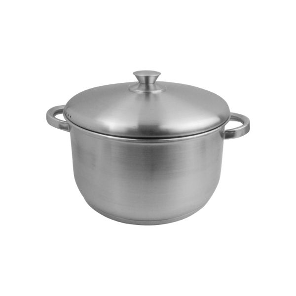 Тенджера инокс ЕК-2614 SP, Метален капак, Индукционно дъно, Размери 26 см х 14 см, полезен обем - 7 л.