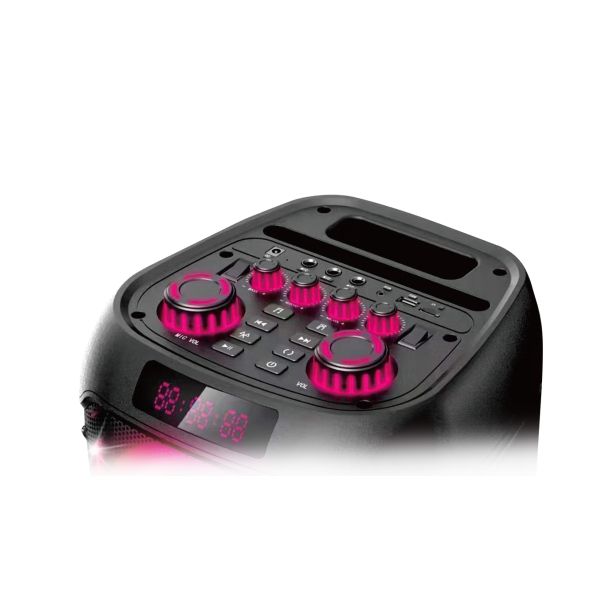 ПРЕНОСИМ ВИСОКОГОВОРИТЕЛ ЕК-3888, Троен модул: 3x8“ Високоговорители + tweeter