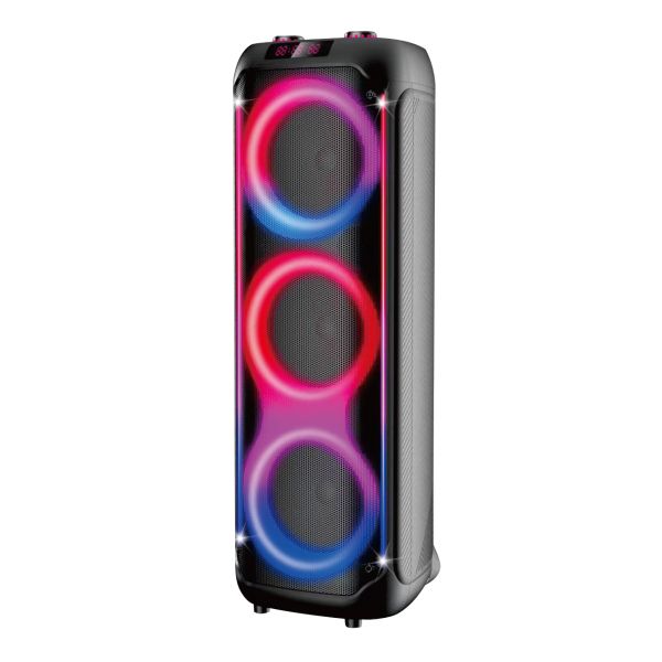 ПРЕНОСИМ ВИСОКОГОВОРИТЕЛ ЕК-3888, Троен модул: 3x8“ Високоговорители + tweeter