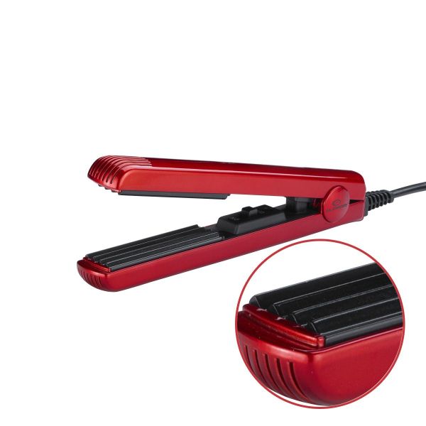 Комплект за Нея и  Него - Мини преса за коса EK-122B и Машинка за подстригване и Фейд прическа EK-720A