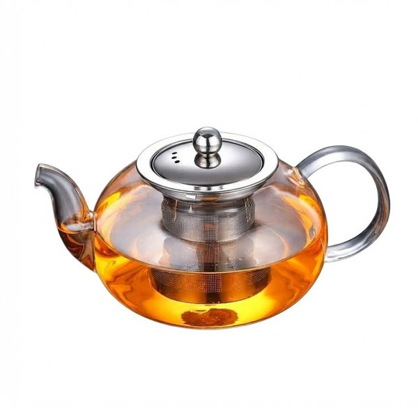 Кана за чай SYА-120 - 1200 ml, боросиликатно термоустойчиво стъкло