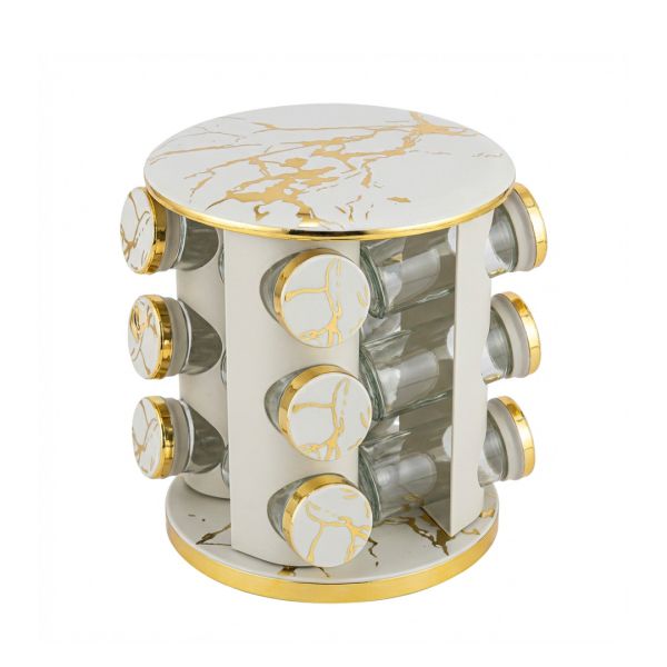 Комплект за подправки  ЕК-16140-6, 12 бр., На въртяща се стойка