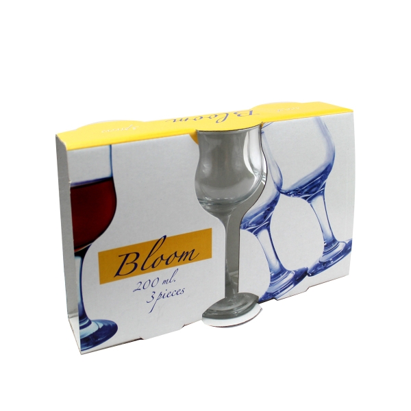 Комплект чаши за вино Bloom SW051A-40, 200 мл, 3 бр.